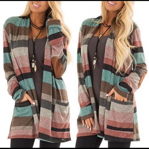 Multicolored Long Cardigan! Size small-medium - Picture 1 of 7